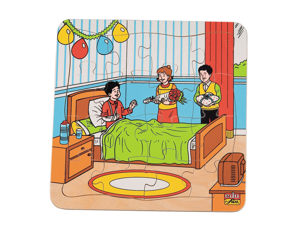 Good Manner Puzzles - Visiting The Sick - 11830 - Image Alt Text