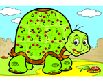 Letter Puzzle Arabic Turtle