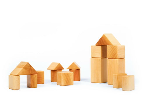 Mini Building Blocks-Wooden